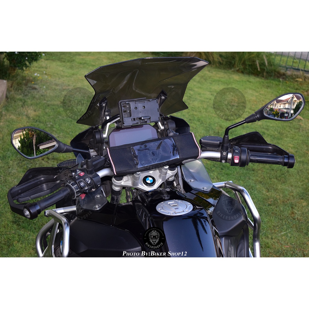 กระเป๋าติดแฮนด์มอเตอร์ไซด์BIGBIKE-ทัชสกรีน โทรศัพท์ได้ เช่น BMW R1200-1250-GS-GSA-F850GS-F850GSA