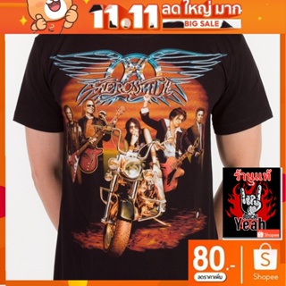 เสื้อวง Aerosmith เสื้อ แอโรสมิธ เสื้อยืดผู้ชาย Rock เสื้อวินเทจ RCM716