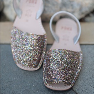 รองเท้า Pons รุ่น 510 สี Glitter Multicolor A.Plata(G-008)