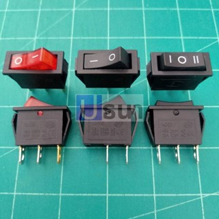 สวิทช์ 13x30mm กระดก เปิด ปิด Switch 2 ขา 3 ขา 16A 250V #สวิทช์ 13x30mm (1 ตัว)