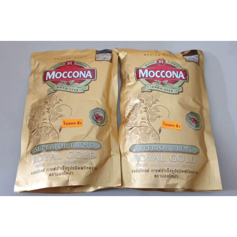 Moccona Royal Gold Instant Coffee กาแฟ มอคโคน่า เอสเปรสโซ่ ขนาด 120 กรัม