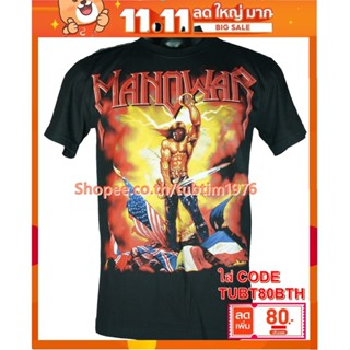 เสื้อวง Manowar เสื้อวงดังๆ วินเทจ เสื้อวินเทจ มาโนวอร์ MNW14