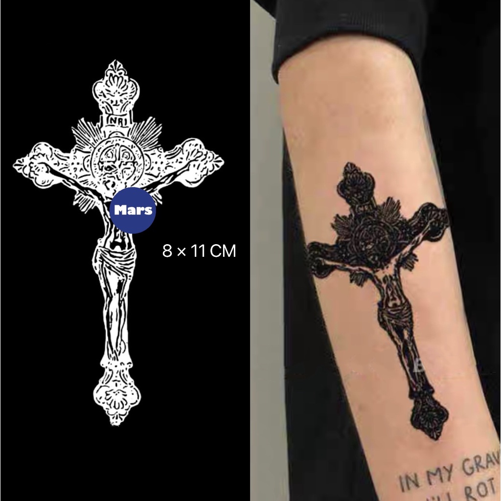 Mars Tattoo NEW Technology Magic - ติดทนนาน 2 สัปดาห์, รอยสักกึ่งถาวร, สติ๊กเกอร์รอยสัก, X027