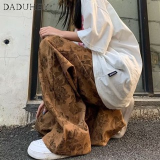 DaDuHey💕 Japanese Style Womens Vintage Pants Niche Design Wide Leg Pants Retro Suit Pants