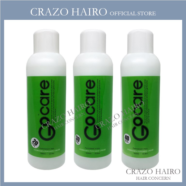 Gocare Go Care Hydrogen Permide Developer Cream 6% 20VOL / 9% 30VOL / 12% 40VOL 1000ml