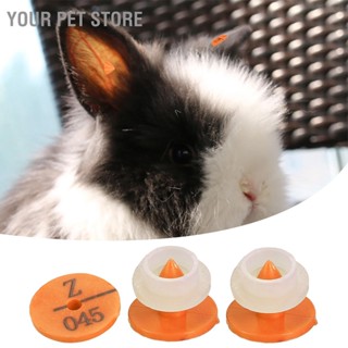 Your Pet Store ป้ายแท็กหูสุนัขจิ้งจอก พลาสติก คุณภาพดี สําหรับสัตว์เลี้ยง กระต่าย 100 ชิ้น