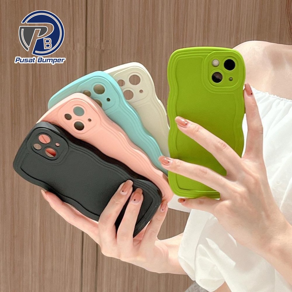 CASE SOFTCASE SILICON WAVE WAVY PROCAMERA MACRON OPPO A16E A16K A1K A3S A5S A7 A11K A12 A15 A16 A17 