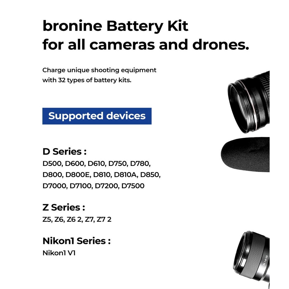 bronine Nikon EN-EL15C / EL15B / EL15A / EL15 Camera Battery Charging Kit #8