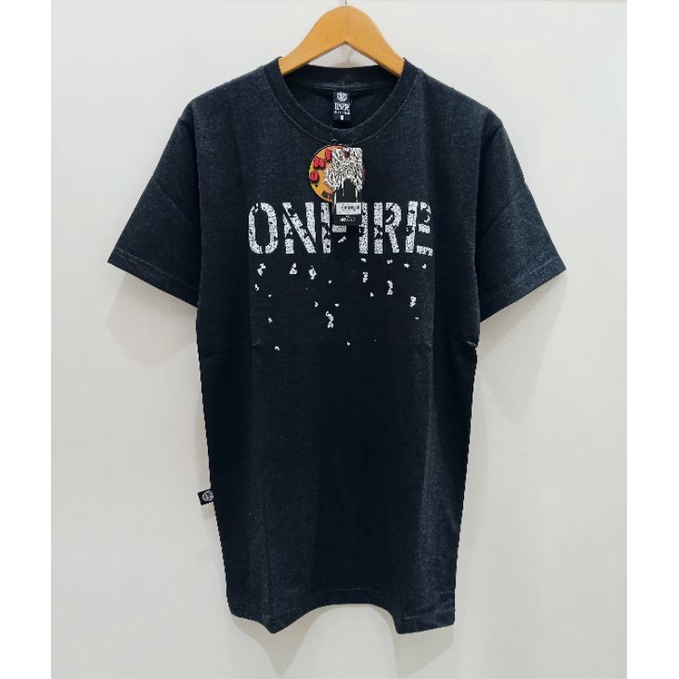 ONFIRE Mens Distro T-Shirts เสื้อยืดแขนสั้นธรรมดา