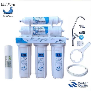UNI PURE UF 0.01 เครื่องกรองน้ำ 5 ขั้นตอน รับประกันสินค้า ฟรี PP 1 ชิ้น