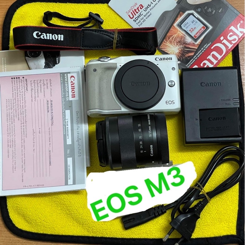 Canon EOS M3 พร้อมเลนส์คิท 18-55mm | Shopee Thailand