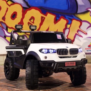 🚜JEEP BMW 4X4 (✨ทรงสวย คันใหญ่ | 5 Motors | มือถือ+รีโมต✨) รถแบตเตอรี่เด็กขายดี : KIDs CAR