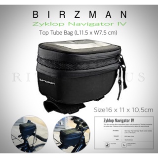 กระเป๋า BIRZMAN Zyklop Navigator IV วางบนเฟรมกับวางบนสเต็ม