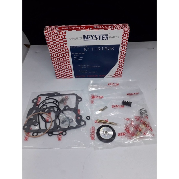ชุดซ่อมคาร์บิว HONDA CIVIC 92 ยี่ห้อ KEYSTER K11-9193 MADE IN JAPAN ราคา 980 บาท