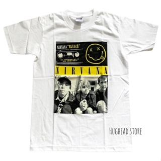 NR144 เสื้อยืดวงร็อค NIRVANA เนวานา เสื้อวง เสื้อยืดเนวานา เสื้อวินเทจ