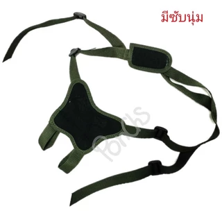 สายรัดคาง หมวกทหาร ซับนุ่ม (สีดำ สีเขียวขี้ม้า ลายดิจิทัล)