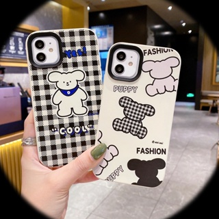 เคสโทรศัพท์มือถือซิลิโคน แบบหนา ลายการ์ตูนสุนัข สีแคนดี้ สําหรับ iphone 14 6s 7 8 plus XR 11 12 13 pro max 2 in 1