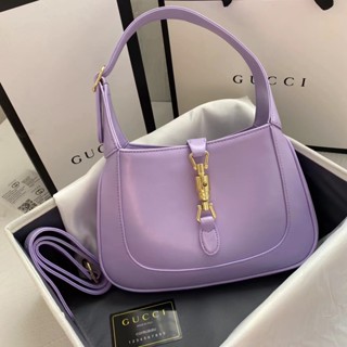 GUCCIพร้อมส่ง New Womens Shoulder Bag 636709 Underarm Bag