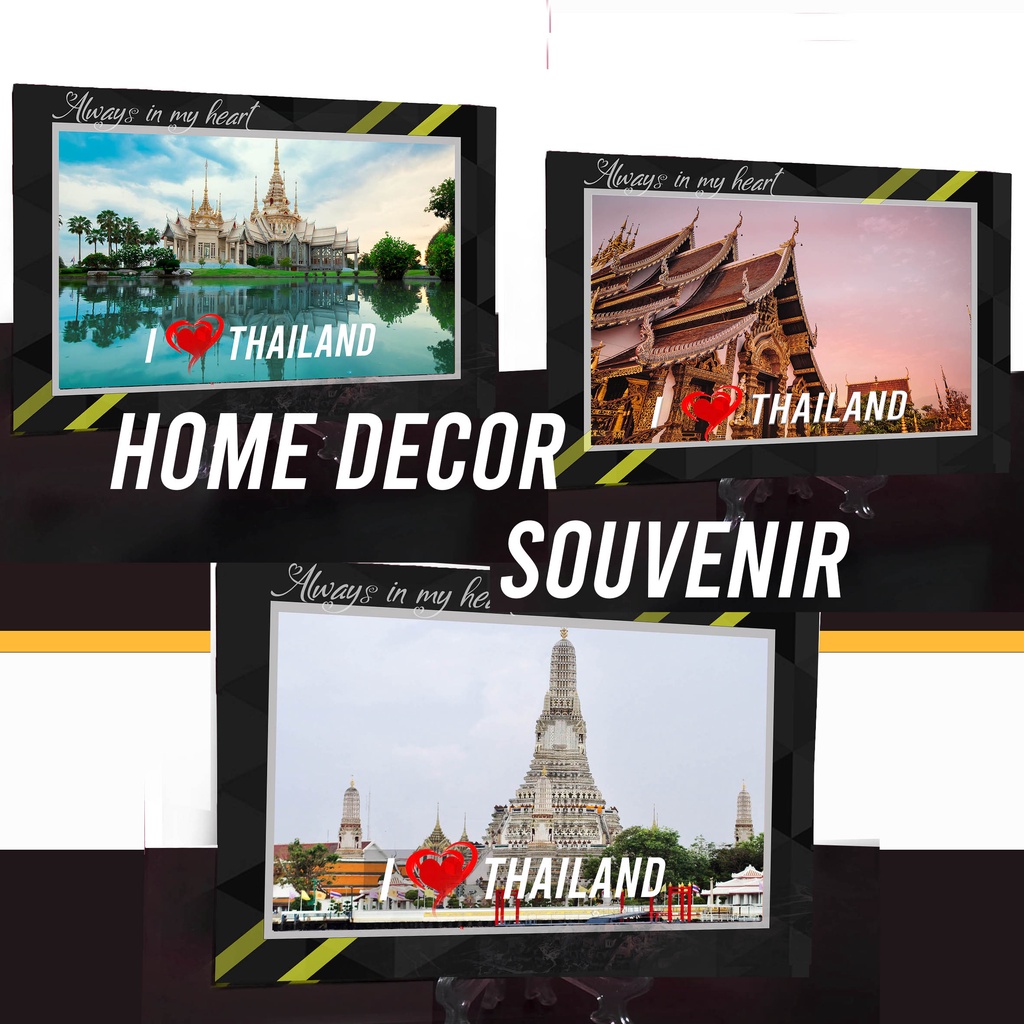ตกแต่งบ้าน Bangkok Hatyai ของที่ระลึก Board Display