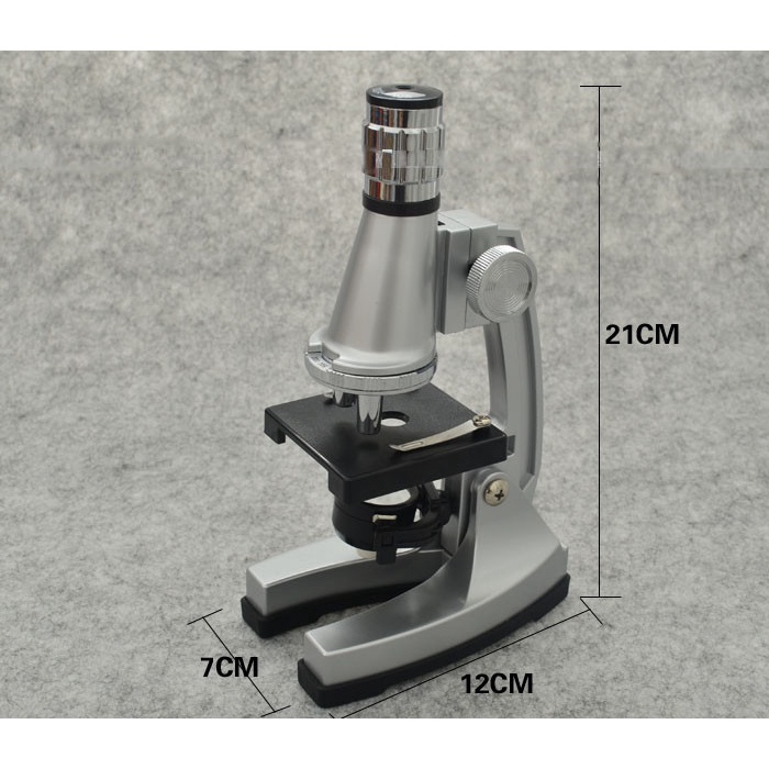 A10x-20x Zoom Eyepiece LED Light 1200x Magnification Children Microscope with Illuminated Lamp and Reflecting Mirrorfor #7