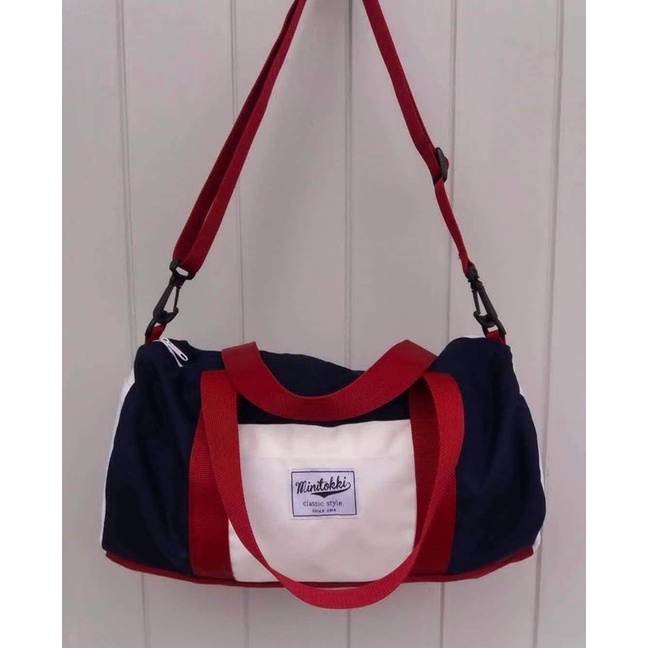 Duffle Bag M กระเป๋าผ้าแคนวาสทรงกระบอก-ทรงหมอน