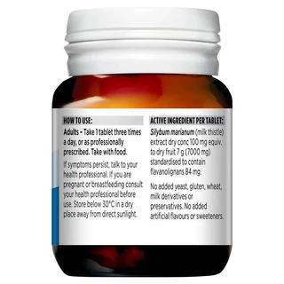 Blackmores Milk Thistle Liver Health 42 Tablets ทำความสะอาดตับตามธรรมชาติ บำรุงตับ ดีท็อกซ์ตับ