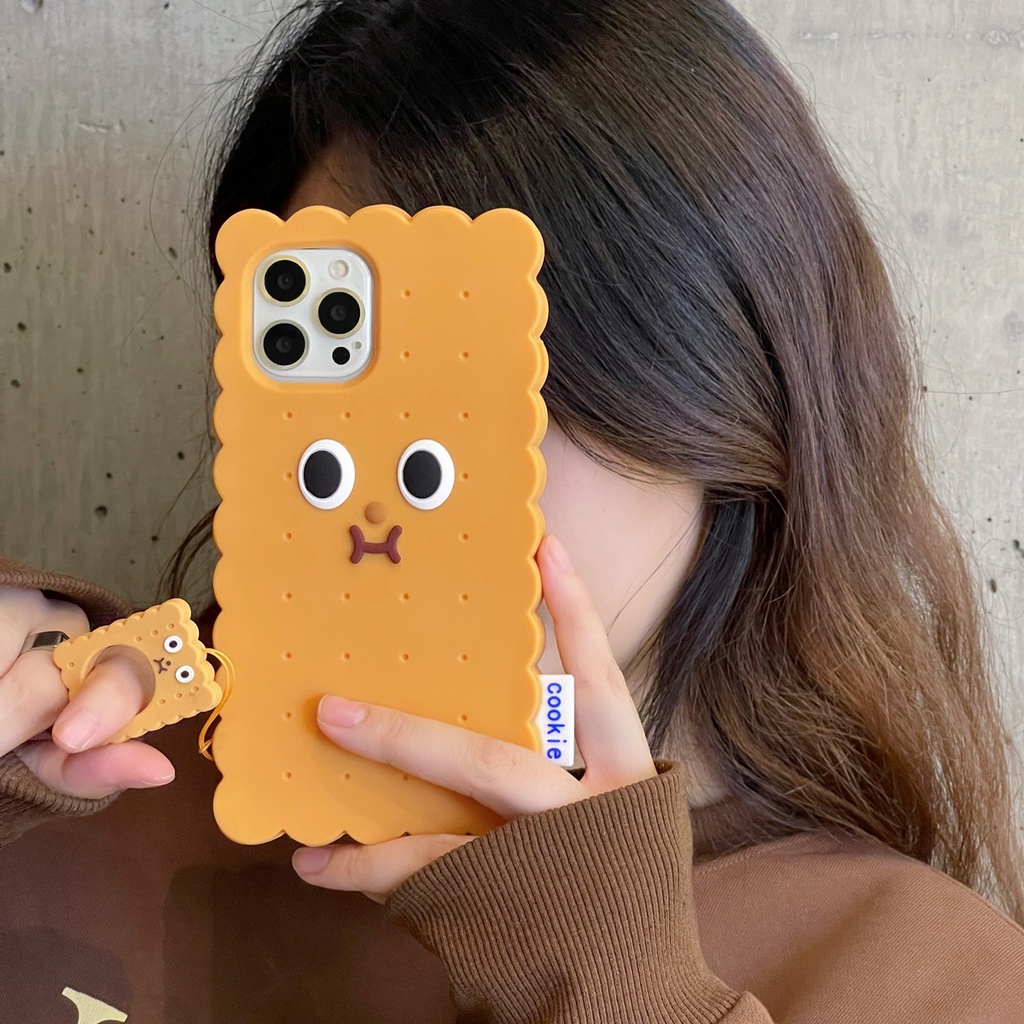 เคสโทรศัพท์มือถือ ซิลิโคน ลายการแสดงอารมณ์บิสกิต สําหรับ iphone 15 14 13 12 11 pro x xr xs max 6 6s 7 8 plus se 2020