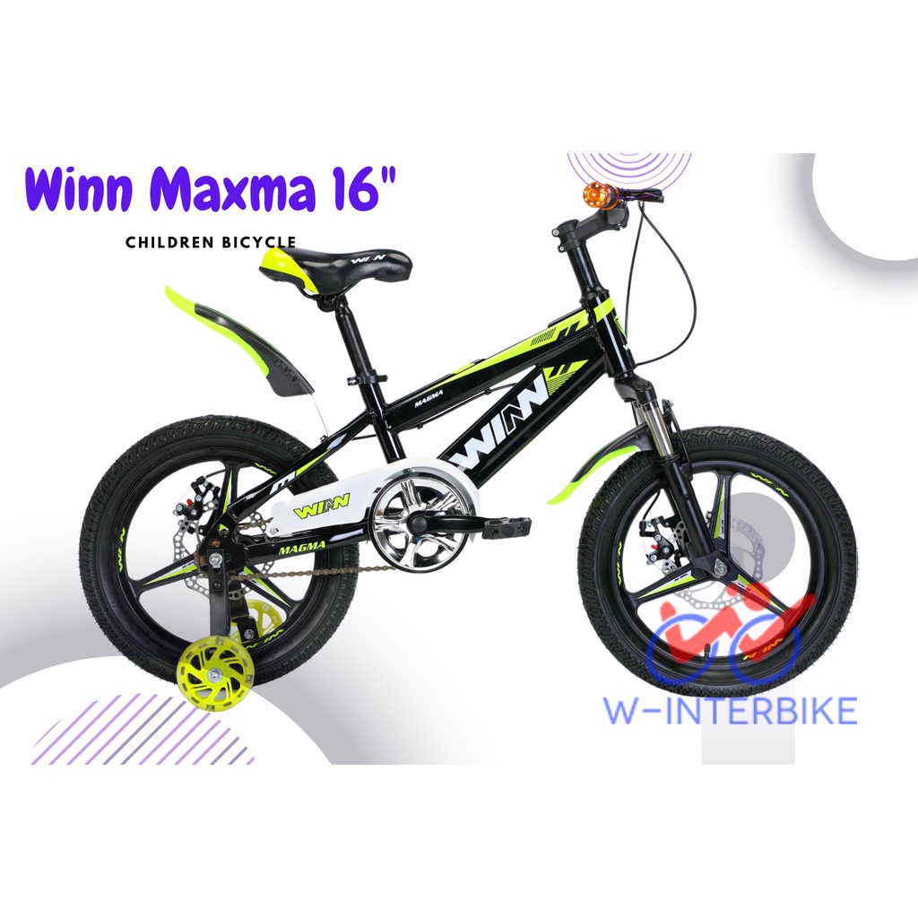 จักรยานเด็ก รุ่นใหม่ Winn Maxma ล้อ16นิ้ว Y2023
