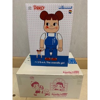 Bearbrick Peko the overalls girl 100%&amp;400%