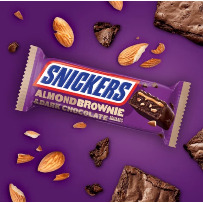 ใหม่!!! SNICKERS Dark Chocolate Almond Brownie