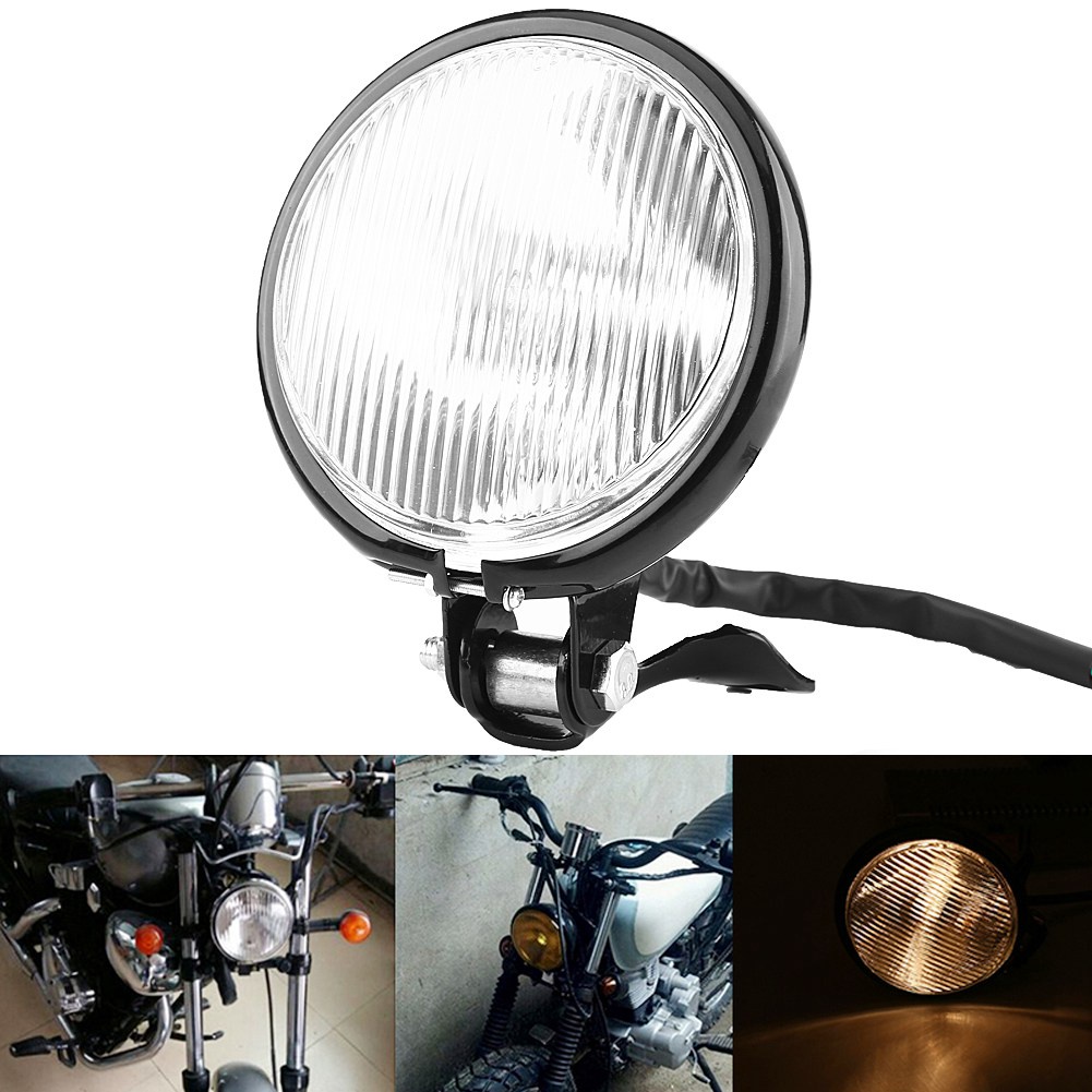 Alabama327 หลอดไฟหน้ารถจักรยานยนต์ ทรงกลม 5 นิ้ว สําหรับ Yamaha Choppers