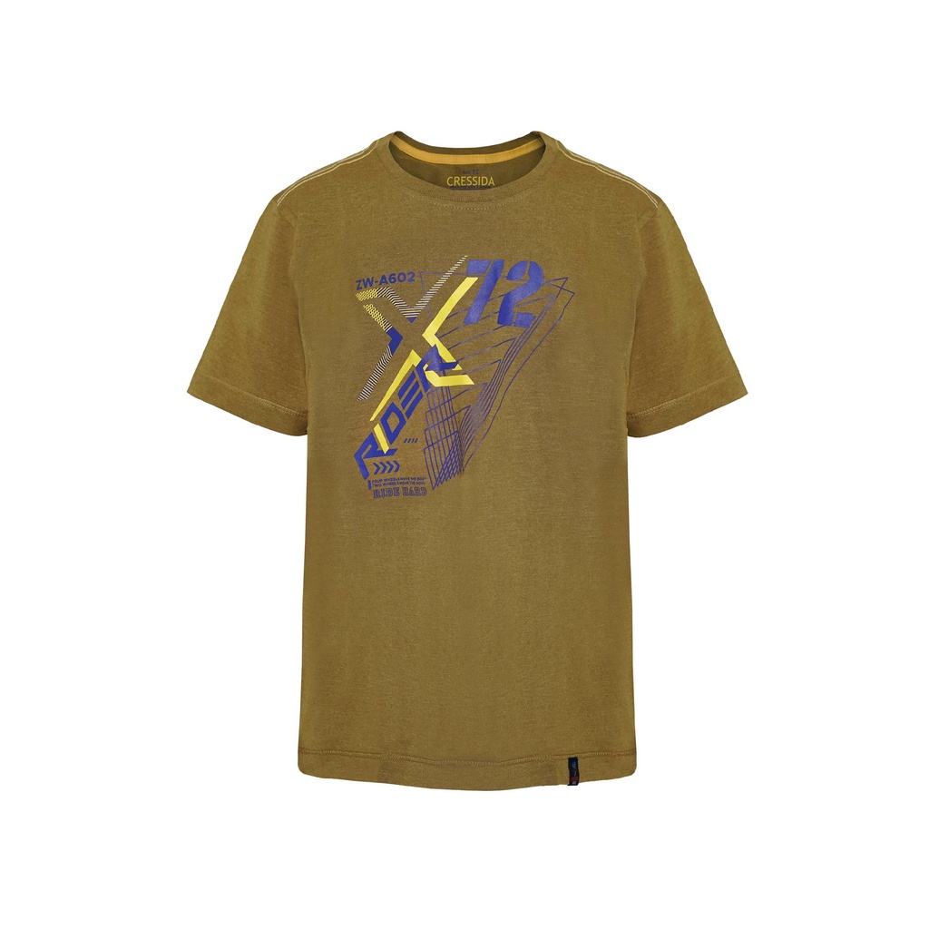 เสื้อยืดสีเขียวเด็กชาย Cressida - DB039J