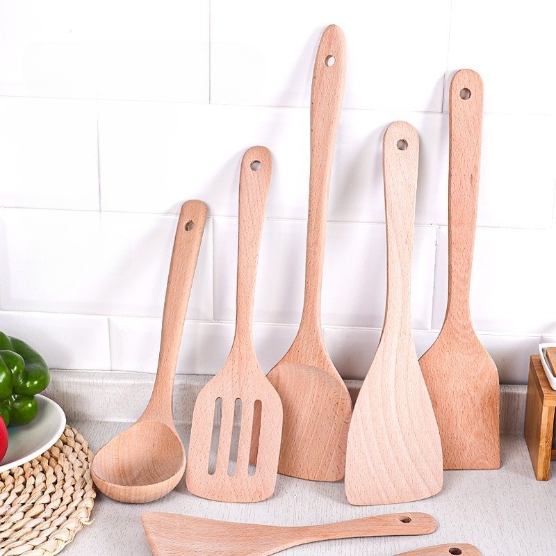 ตะหลิว ไม้ กระบวย ทัพพี ทำอาหาร  อุปกรณ์ทำอาหาร พร้อมส่ง ส่งทุกวัน จ-ส😊 40120 olbighome.