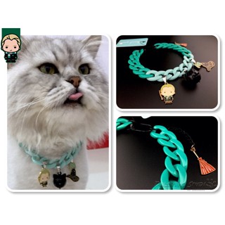 ปลอกคอ • สร้อยคอสำหรับน้องหมาและน้องแมวสุด Trendy • ลาย Malfoy จาก Harry Potter Collection • Pet Collars • Large Size