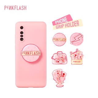 Pinkflash มากขึ้นและมากขึ้น ที่วางโทรศัพท์ ที่จับโทรศัพท์ ที่ถอดออกได้ สูญญากาศ ดีไซน์น่ารัก