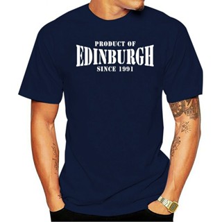 เสื้อยืดแฟชั่น พิมพ์ลาย Edinburgh Scotland พลัสไซซ์ ของขวัญวันเกิด สําหรับผู้ชาย