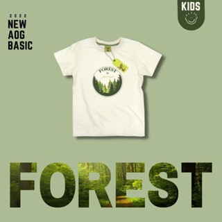 (พร้อมส่ง) เสื้อยืดเด็ก รุ่นเบสิค ลาย FOREST is for REST แบรนด์ ACTs Of Green เสื้อยืดครอบครัว