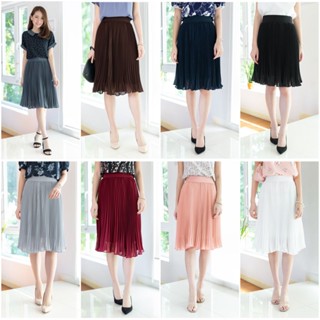 NK082 Classic Pleated Skirt เสื้อทำงาน (ใช้โค้ด NARISP9 ลดทันที 65.- เมื่อช็อปครบ 500.-)