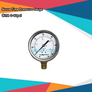 เกจวัดแรงดันแก๊ส LPG Pressure Gauge สเกล 0-60psi