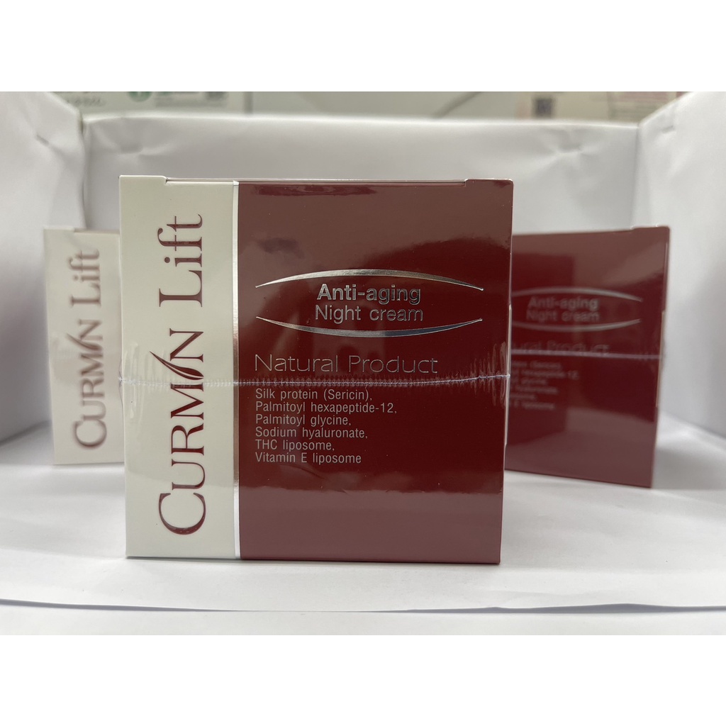 CURMIN (เคอร์มิน) BY GPO Natural Product Curmin Lift Anti-Aging Night cream 50 g หมดอายุ 13/09/2026 ราคา ถูกที่สุด ดีลบีเคเค แกลเลอรีภาพที่ 3
