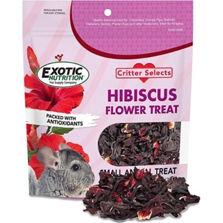 Exotic Nutrition Hibiscus Flower Treat (1 oz.) ไฮบีซคัซ ฟลาวเวอร์ ทรีส 1 ออนซ์