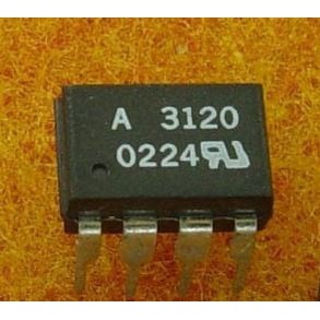 HCPL-3120-000E Gate Drive 2.5 Amp Output Current Optocoupler 1 Channel