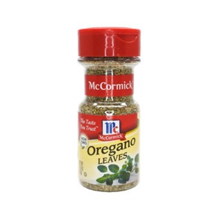 แม็คคอร์มิคใบออริกาโน่ 21 กรัม Mccormick Oregano Leaves 21g. ผลิตจากวัตถุดิบคุณภาพดี ไม่มีส่วนผสมของเกลือ