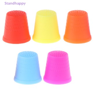 Standhappy ปลอกนิ้วมือ DIY สําหรับเย็บผ้า 5 ชิ้น