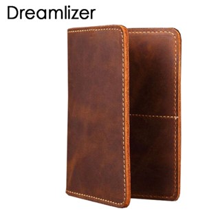 New 2022 Genuine Leather  Passport wallet Vintage Cow Leather Passport cover Unisex Wallet Credit Card Holder Travel Wal