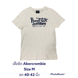 🇺🇸สภาพดี เสื้อยืดAbercrombie &amp; Fitch size M อก40-42