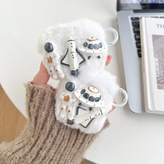 เคสหูฟังบลูทูธไร้สาย ซิลิโคน TPU ขนนิ่ม รูปจรวด นักบินอวกาศ สําหรับ Airpods 1 2 3 pro 2 2022