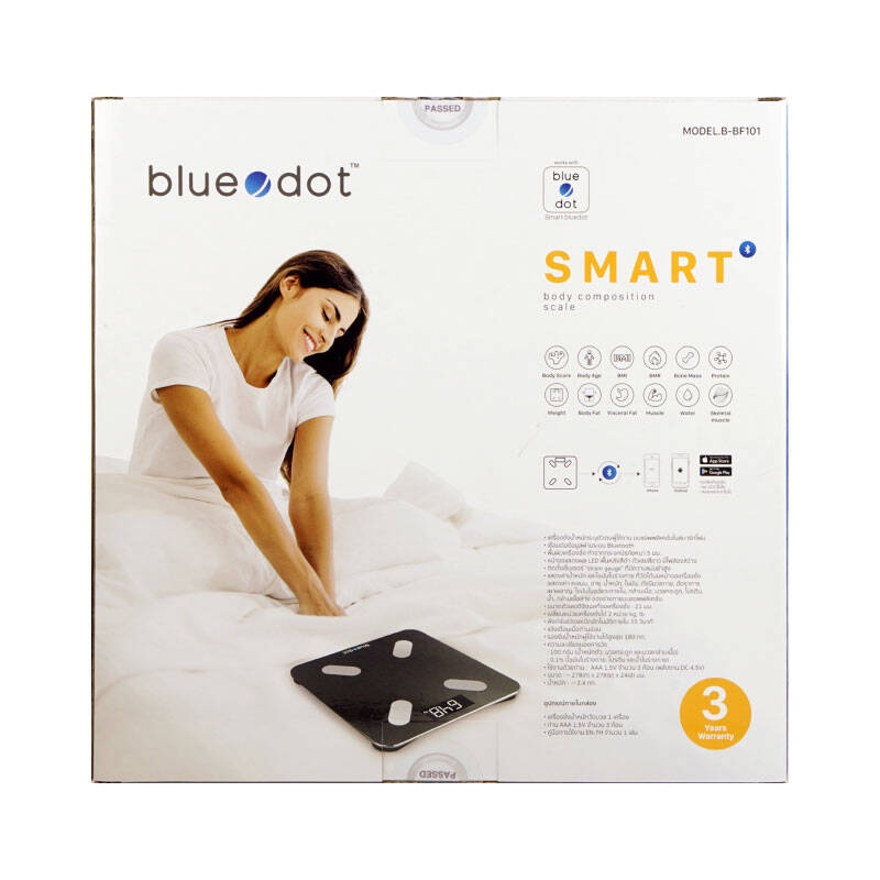 Bluedot รุ่น B-BF101 เครื่องชั่งน้ำหนักอัจฉริยะ เครื่องชั่งดิจิทัล ...