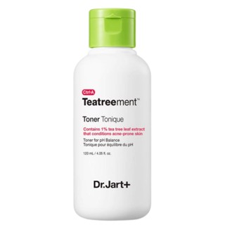 Dr.jart+ Ctrl A Teatreement Toner 4.05 fl.oz / 120ml - บรรเทาผิวระคายเคือง หรือเป็นสิว ขจัดความมันส่วนเกิน และสิ่งสกปรก