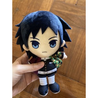 (มือ2ห้อยป้าย) ตุ๊กตาดาบพิฆาตอสูร Bandai Demon Slayer : Kimetsu no Yaiba Chibi Plush "Giyu" กิ